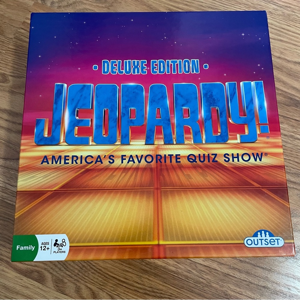 Jeopardy Deluxe Edition Board Game-America's Favorite Quiz Show